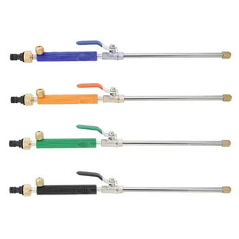 

Behogar High Pressure Water Gun Jet Washer Sprayer Sprinkler with Fan Jet Tips for Car Home Window Garden Plant Watering