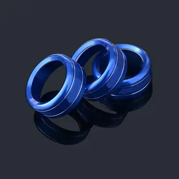 

Decor AC Button Trim Cover Blue For 3 6 cx-5 cx-9 Accessories Car Auto