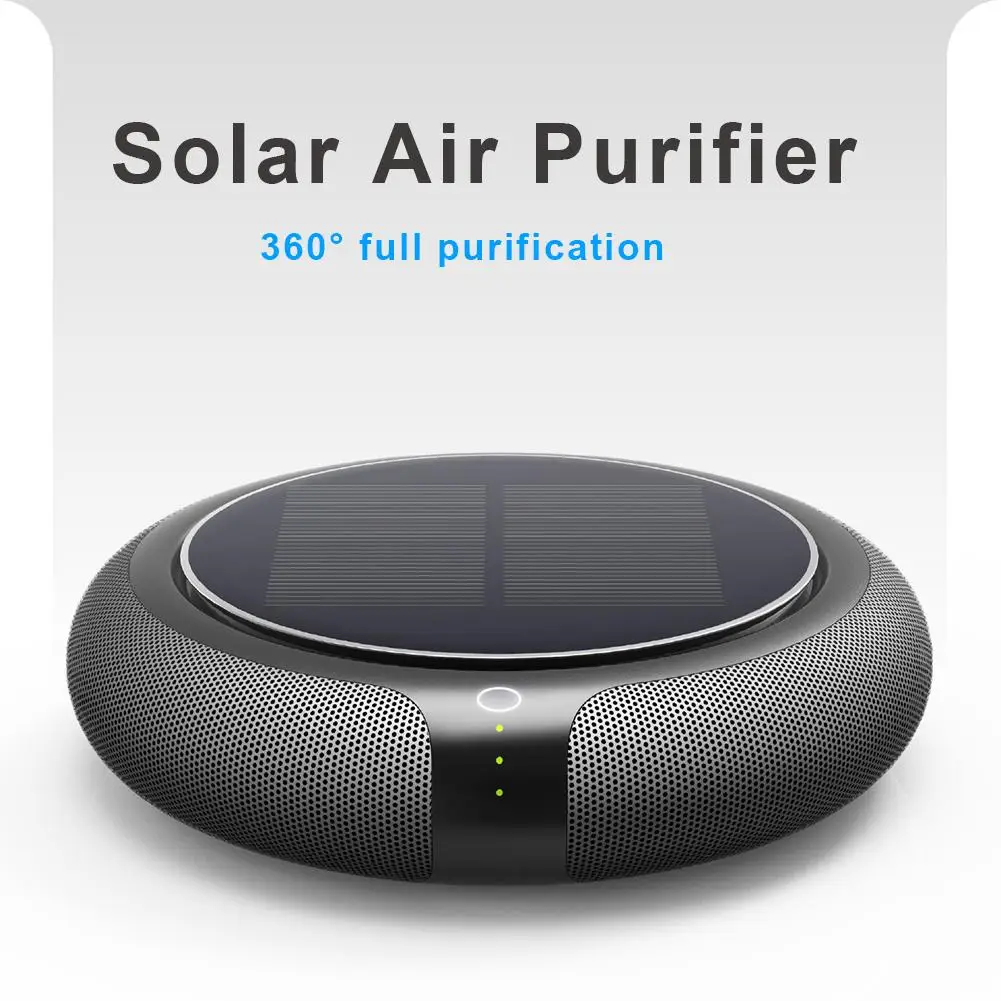 

Solar Energy Air Purifiers Solar Car Defogging Oxygen Bar In Addition To Formaldehyde Odor Sterilization Car Purifier Home Clean