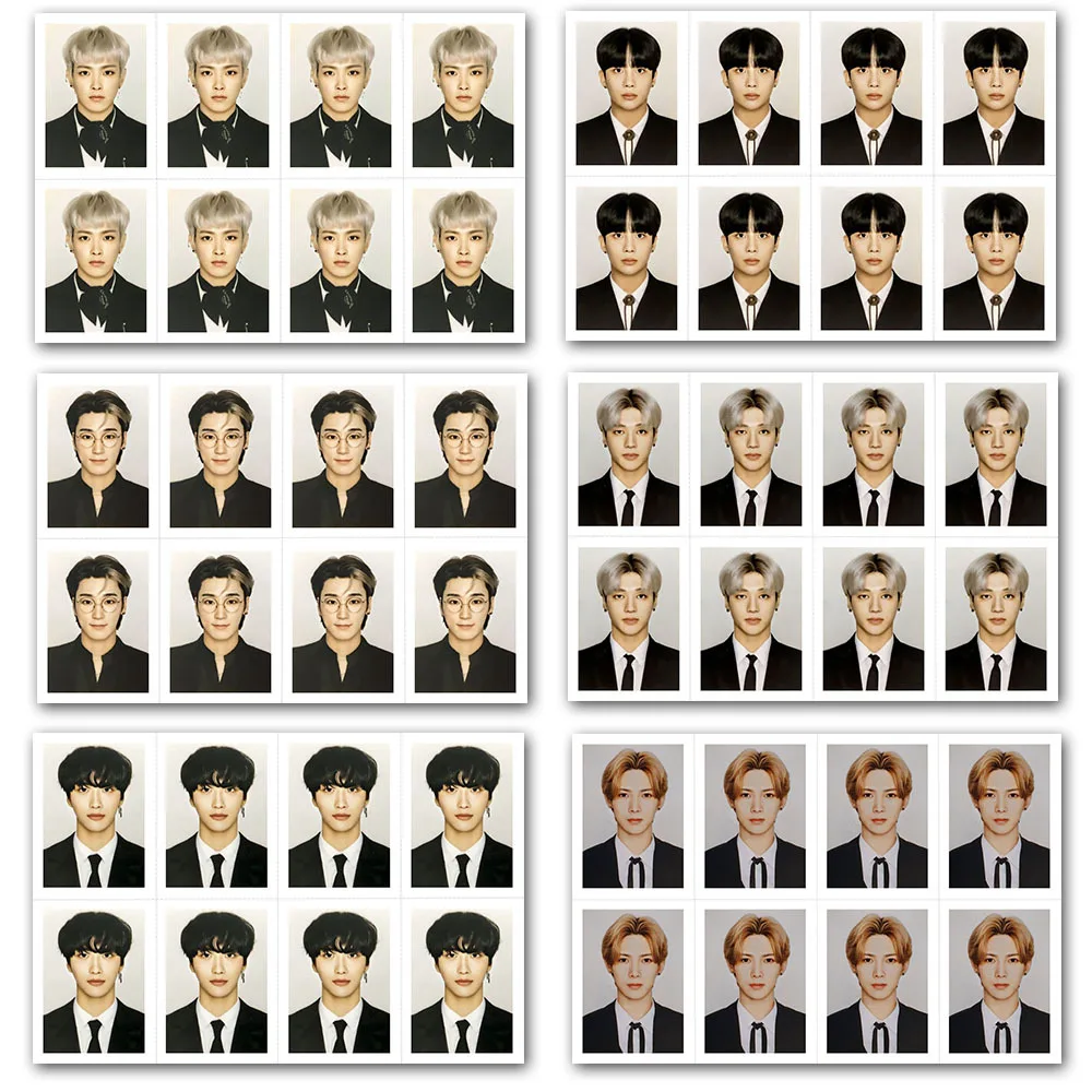 Kpop ATEEZ ID Photo Zero Fever One-Inch Cards for fans Collection Postcard | Канцтовары для офиса и дома