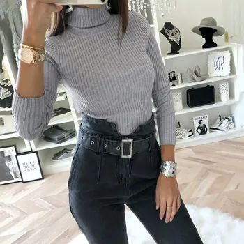 

Sfit New Arrival Sweaters Women 2020Autumn Winter Cashmere Knitted Pullovers Sweaters Female Bodysuit Jumper Femme Hot Sale