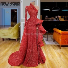 Şeffaf Yüksek Bölünmüş Yarık Ünlü Akşam Elbise Parti Uzun 2019 Robe De Soiree Couture Dubai Balo Elbise Müslüman Türk