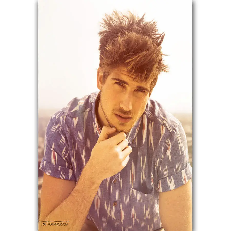 New Joey Graceffa Pop Rock Music Star-Silk Art Poster Wall Sicker Decoration Gift