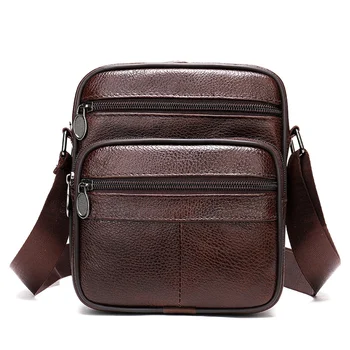 

Men's Shoulder Bags Male Leather Bag Casual Crossbody Bags for Men Messenger Bag Men Leather Handbags