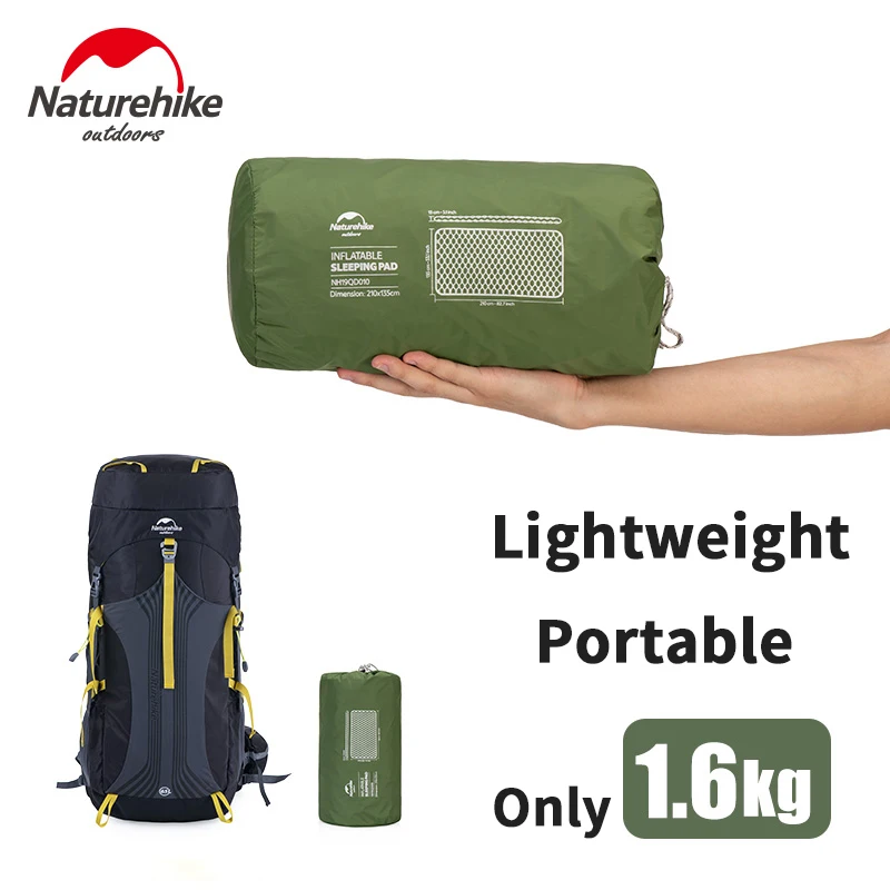 Надувной матрас Naturehike из ТПУ утолщенный портативный ультралегкий Двухместный