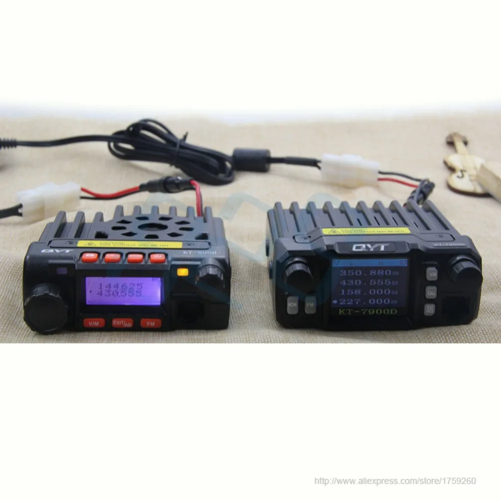 QYT KT-7900D мини мобильное радио KT7900D Quad Band Quad в режиме ожидания 136-174 МГц/220-260 МГц/350-390 МГц/400-480 МГц автомобиль 4 полосы CB радио