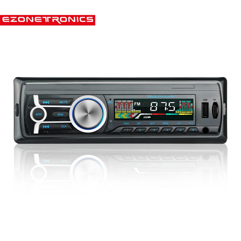 Автомобильный Радио стерео плеер Bluetooth телефон аудио Авто AUX-IN MP3 FM/AM/USB/1Din/пульт дистанционного управления 12 В универсальная JQ1784