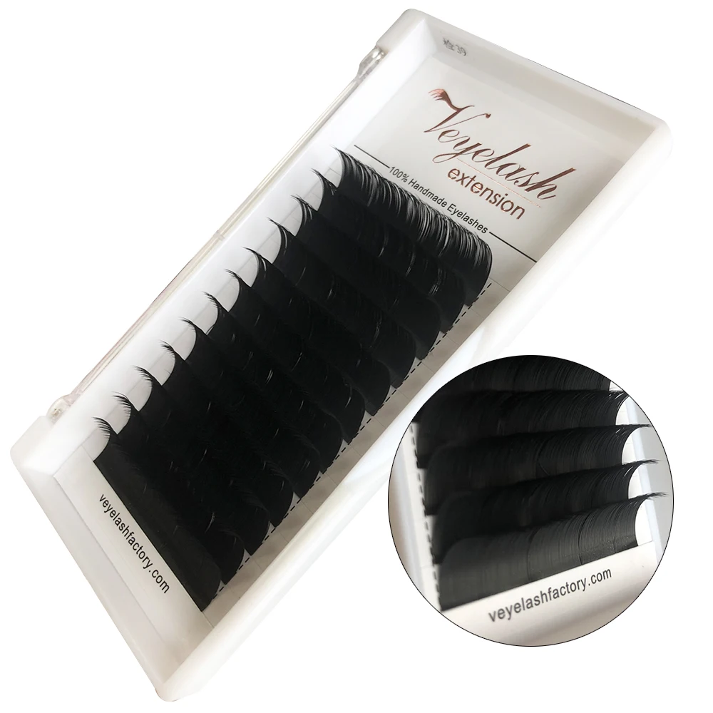 

Individual Silk Eyelash Extensions Synthetic Lashes Extension False Mink Russian Volume Lash Extension C CC D DD Curl All Size