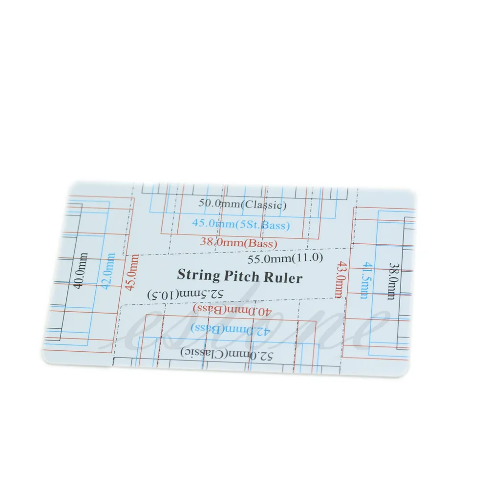 Guitar Measurement Tool Guitar Bass Fritz Ruler String Pitch Ruler Action Card Vernier Caliper