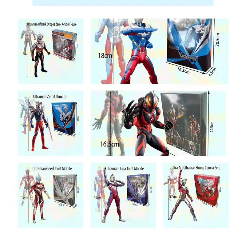 Экшн-фигурка Мега монстра shf Ultraman Geed Tiga Zero Belial Игрушечная модель | Игрушки и хобби