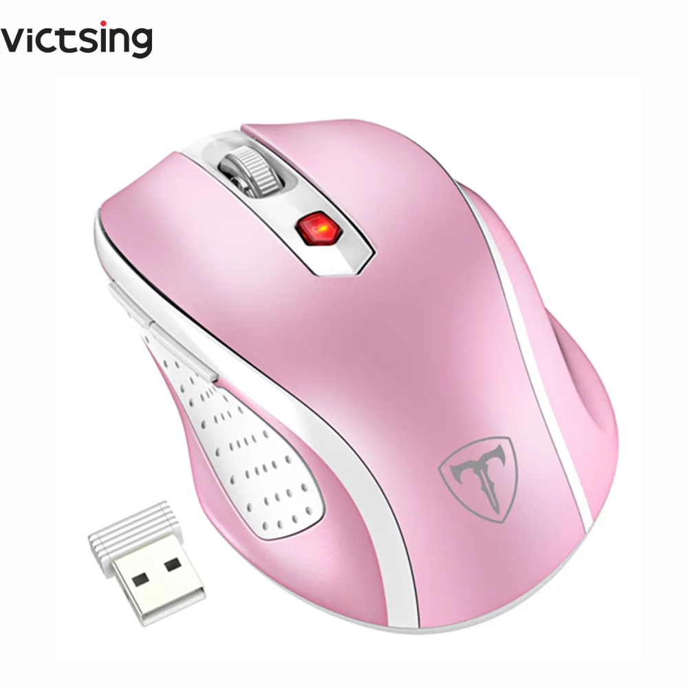 Беспроводная оптическая мышь VicTsing 2 4G с usb приемником 5 регулируемых точек на дюйм