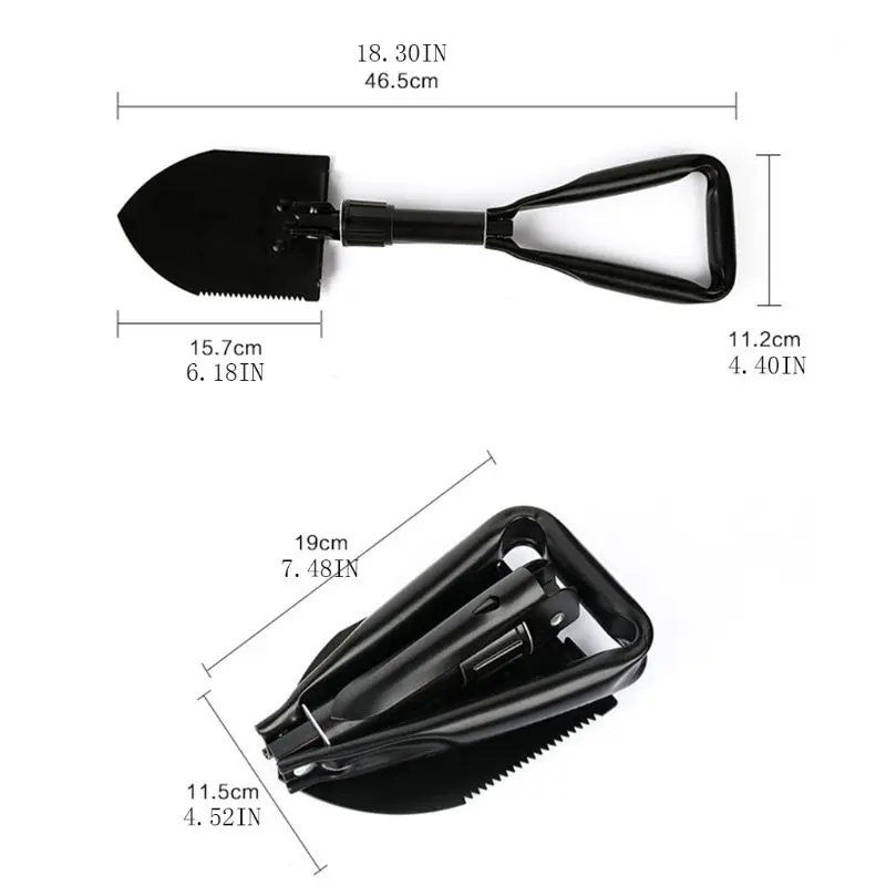 Многофункциональная Складная лопата для снега, автомобиль, Открытый аварийный складной Треугольник