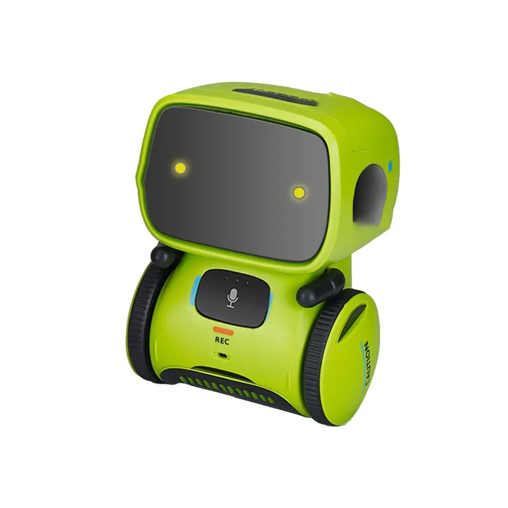 Детская интеллектуальная голосовая обучающая игра, сопутствующий танцующий робот, игрушка в подарок, робот для раннего образования - Цвет: Зеленый