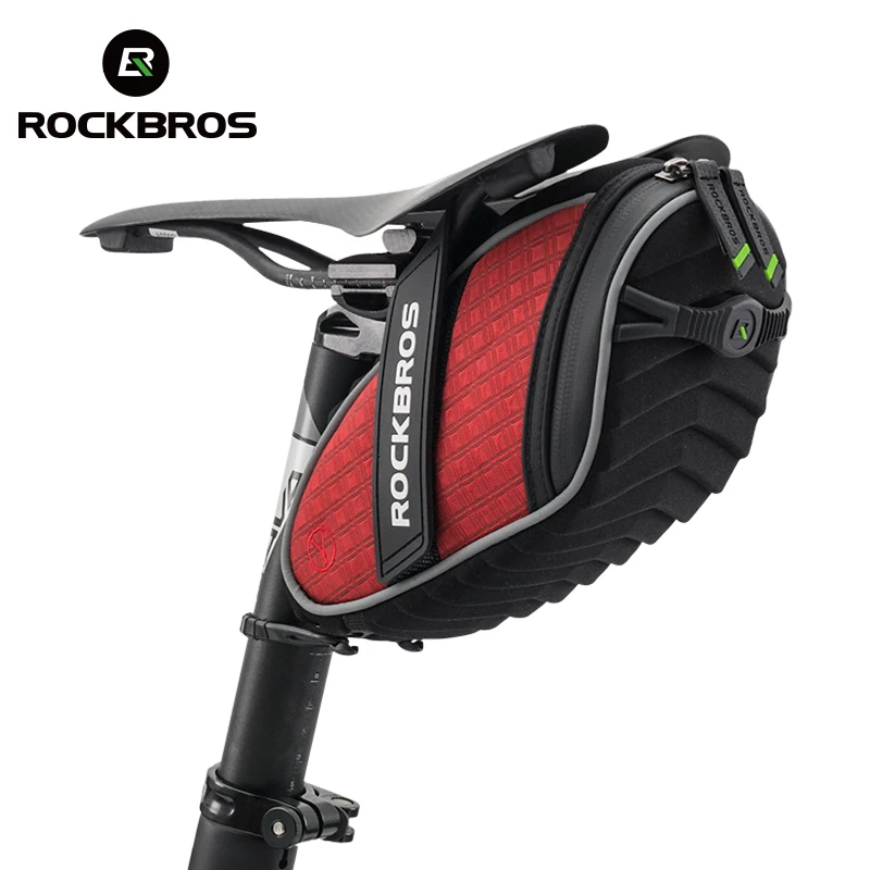 Bike-Bag Rear-Seatpost-Bag 3d-Shell MTB Cycling ROCKBROS Shockproof Reflective