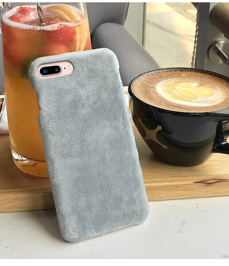 Gray Only Рождественский подарок Cony Чехол для волос кроличий мех кролика крышка для huawei P30 Pro P20 Lite P10 P9 P Smart Plus P Smart+ Z Coque Funda - Цвет: Gray Only