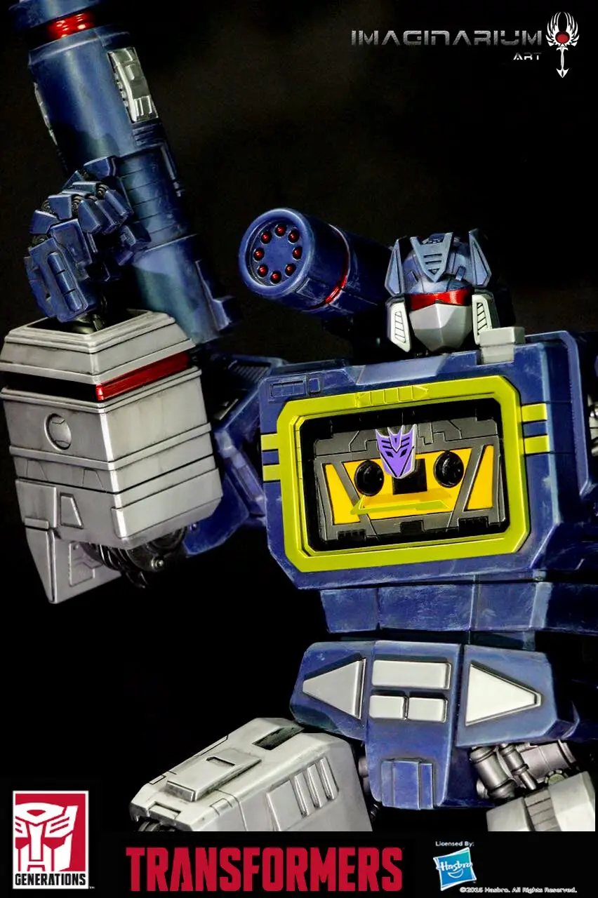 Imagunarium арт IA стенд Soundwave модей G1 по всей длине голенище статуя на