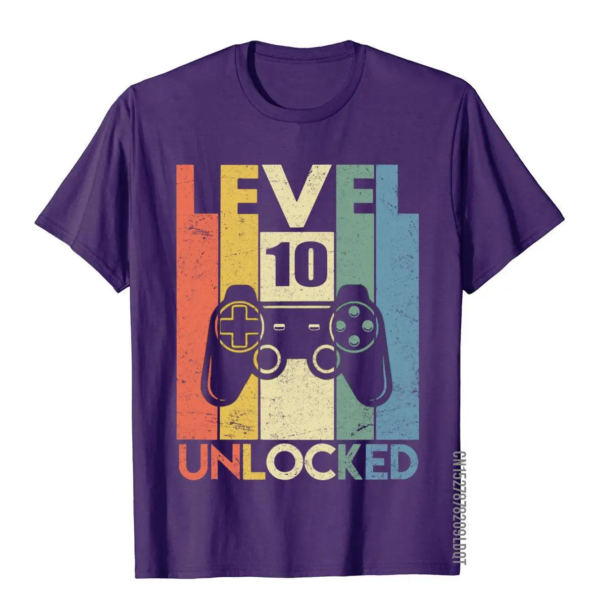 Level 10 Unlocked Shirt Funny Video Gamer 10th Birthday Gift Sweatshirt__B14340purple