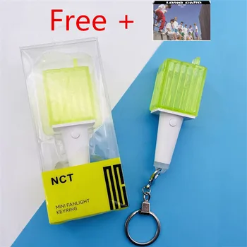 

KPOP NCT 127 NCTU NCT U DREAM NCT127 New Light Stick Album Lightstick Keychain Key chain Pendant Gift Lomo Card LU6884