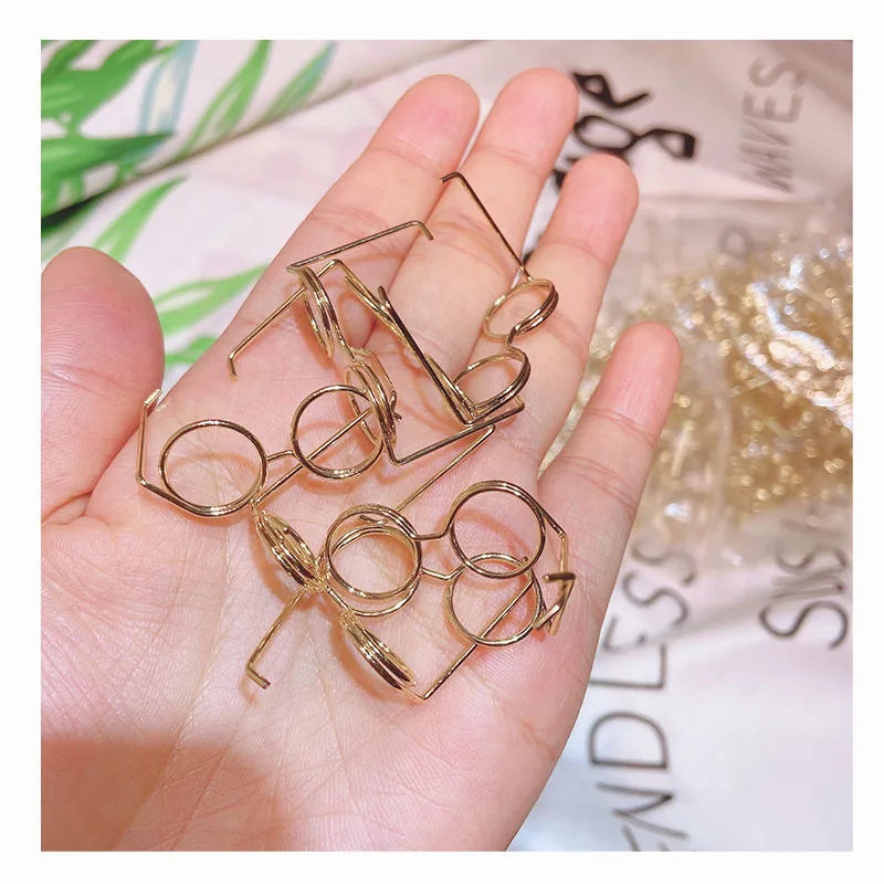 Plush Doll Accessories Doll Accessories Doll Eyewear Accessories 2 Pcs Small Fashion Glass BJD Dolls Frame Lensless Retro Cool Doll Glasses 1/6 30cm Accessories