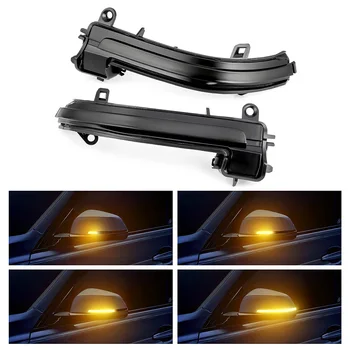 

2Pcs Car Dynamic Rearview Mirror Blinker Turn Signal LED light For BMW F20 F30 F31 F21 F22 F23 F32 F33 F34 X1 E84 1/2/3/4 Series