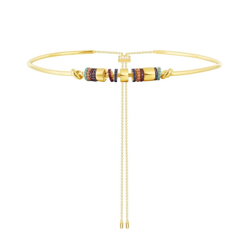 Adjustable Color Name Necklace Women 