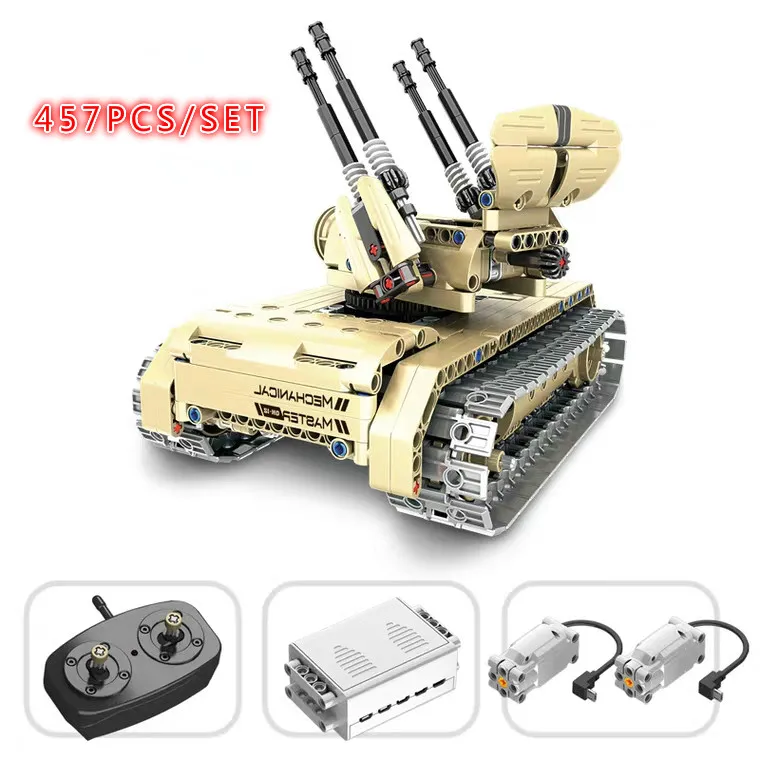 

8012 Remote Control Self-propelled Tank 360 Rotate fit technic Military RC car Building Block Bricks Toy