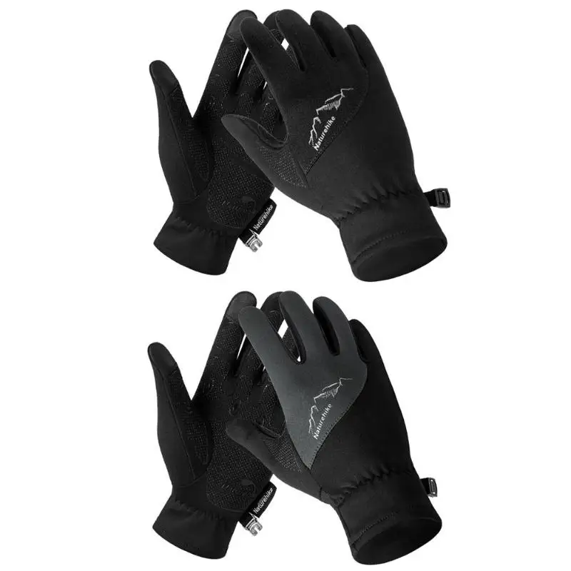 Naturehike перчатки зимние спортивные теплые флисовые перчатки для сенсорного экрана
