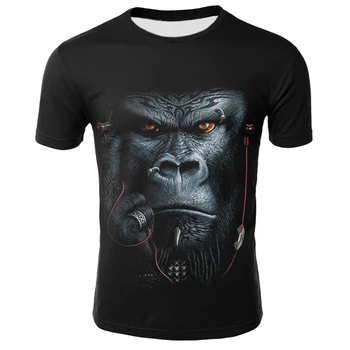 

Summer hot sale 3D printed T-shirt men's face men's t-shirt short sleeve fun T-shirt tops and T-shirts