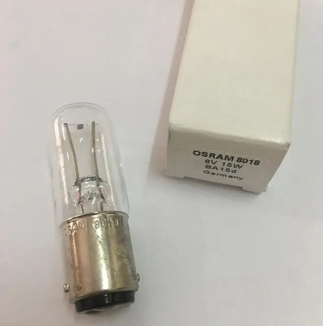 Osram 8018 6V 15W BA15D Germany incandescent lamp,6V15W projection lamp,8013 6v10w