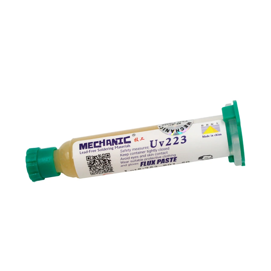 10CC механик Бессвинцовая паяльная паста Флюс NO-Clean UV223 паяльный флюс паста SMD PCB BGA паяльный инструмент