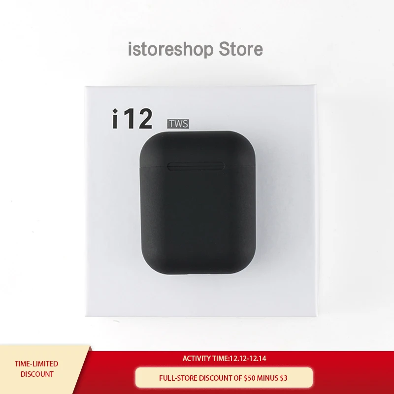 Istoreshop последняя i12 tws Беспроводная bluetooth гарнитура для iPhone и Android