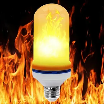 

E27 Gravity Sensor LED Simulation Flame Lamp Corn Bulb Creative Flickering Emulation Decor LED Lamp Lighting Lamp