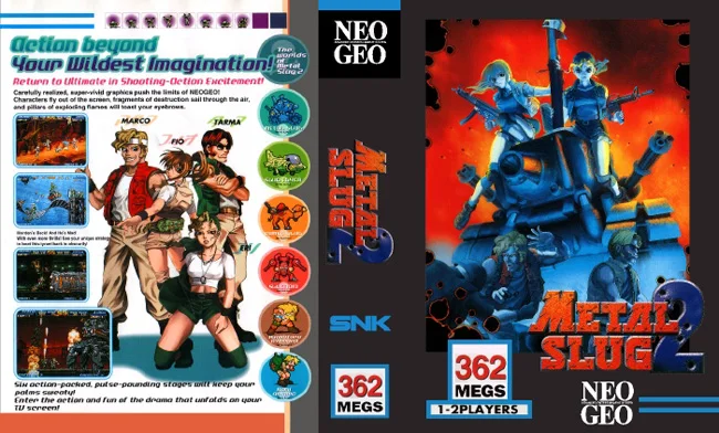 NEOGEO AES Metal Slug 2 Turbo(взломанный) игровой картридж и ShockBox для SNK NEO GEO AES консоли