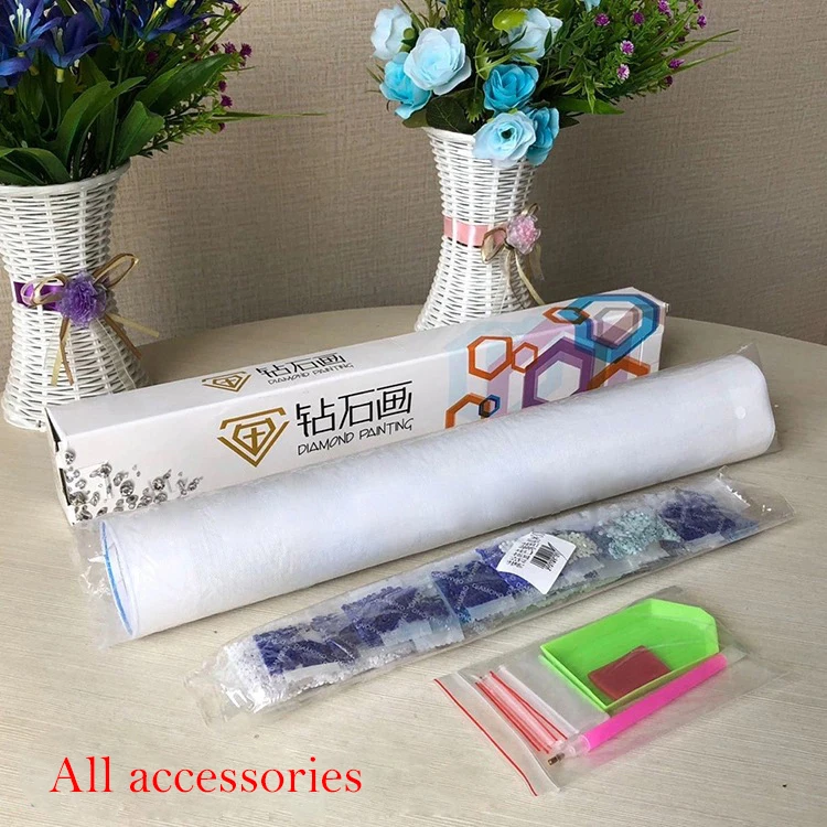 Полный 5d круглый Алмаз Украшение картина аниамл Белая лошадь гостиная спальня