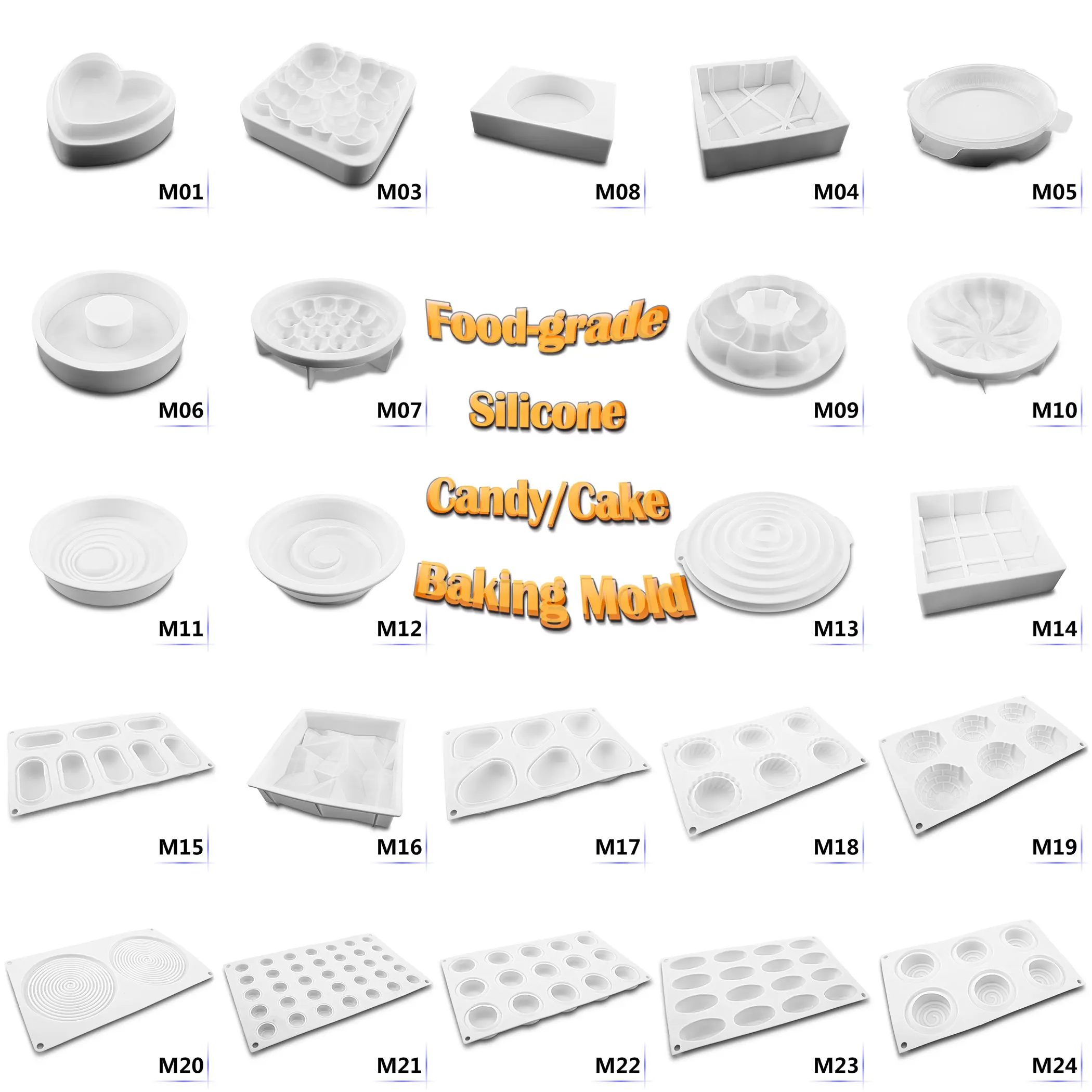 Виды 3D DIY силиконовые муссы формы для торта инструмент помадка украшения Формы