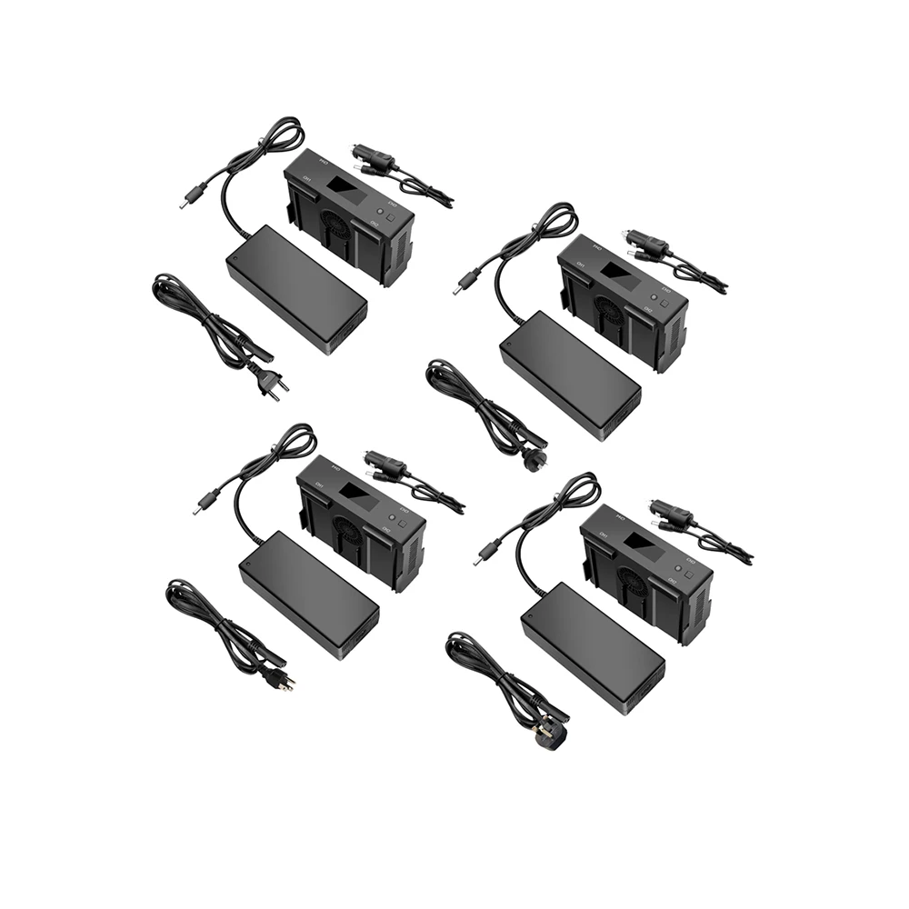 

New 4 in 1 Multi-function Battery Charger for DJI Mavic 2 Pro Zoom Drone Car Charger Adapter Charging Hub Smart Rapid Charge