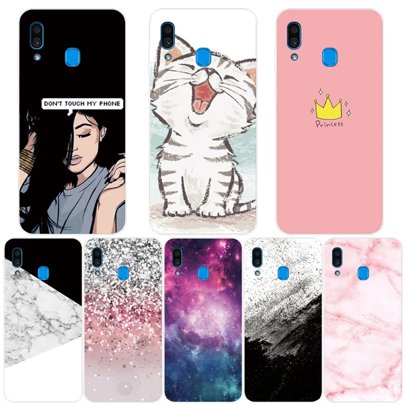 Case For Samsung Galaxy A30 Phone Cover A 30 SM-A305F A305F A305 Silicone Soft TPU |