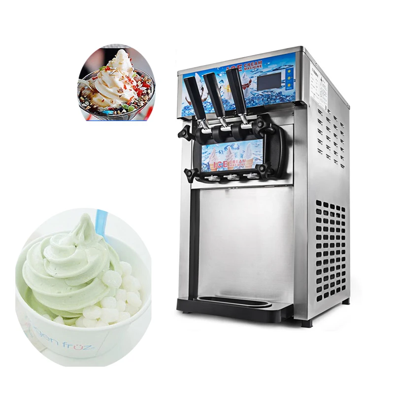 Soft serve ice cream machine Automatic DIY Mini ice cream maker for home  Appliances ice popsicle machine kitchen Appliances - AliExpress