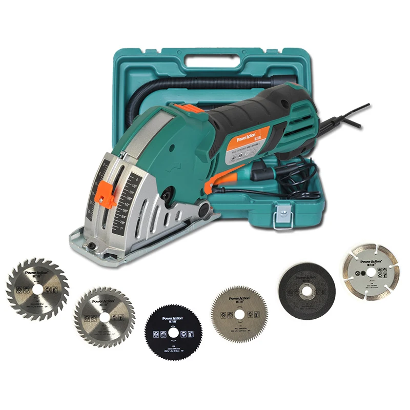 

Mini Cutting Machine 500W Woodworking Power Tools Metal Tile Rails Circular Saw Chainsaw Electric Drill Saw Slitter Machine