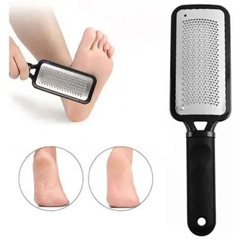 

Stainless Steel Foot File Scrubber Pedicure Heel Rubbing Exfoliation Dead Hard Skin Calluses Remove Cracked Heel Repair Tool