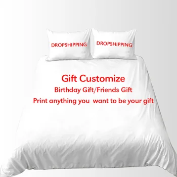 

Dropshipping Customize Bedding Set for Gift with innovation Sincerity Special Duvet Cover Set for Friends Kids