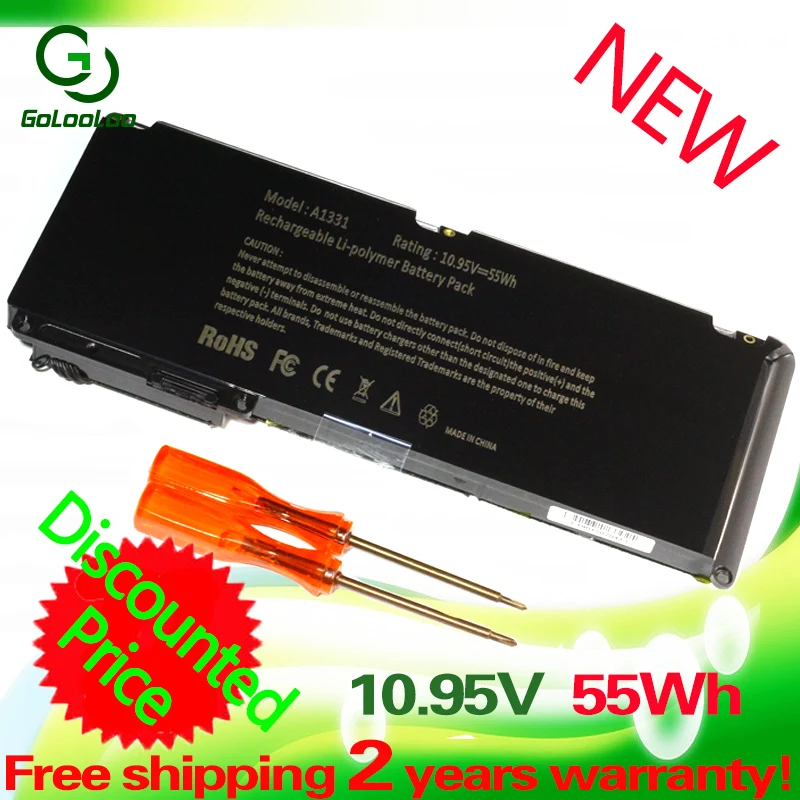 Golooloo 10,95 V 63.5Wh Аккумулятор для ноутбука Apple A1331 A1342 661-5391 MC207 для MacBook 1" Pro 15" 1" 13,3 дюймов