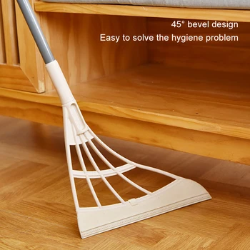 

Multifunction Floor Glass Wipe Mopping And Folding Assembly Mop Pet Hair Removal Brush Home Floor Dust Mop Home Cleaning Tool