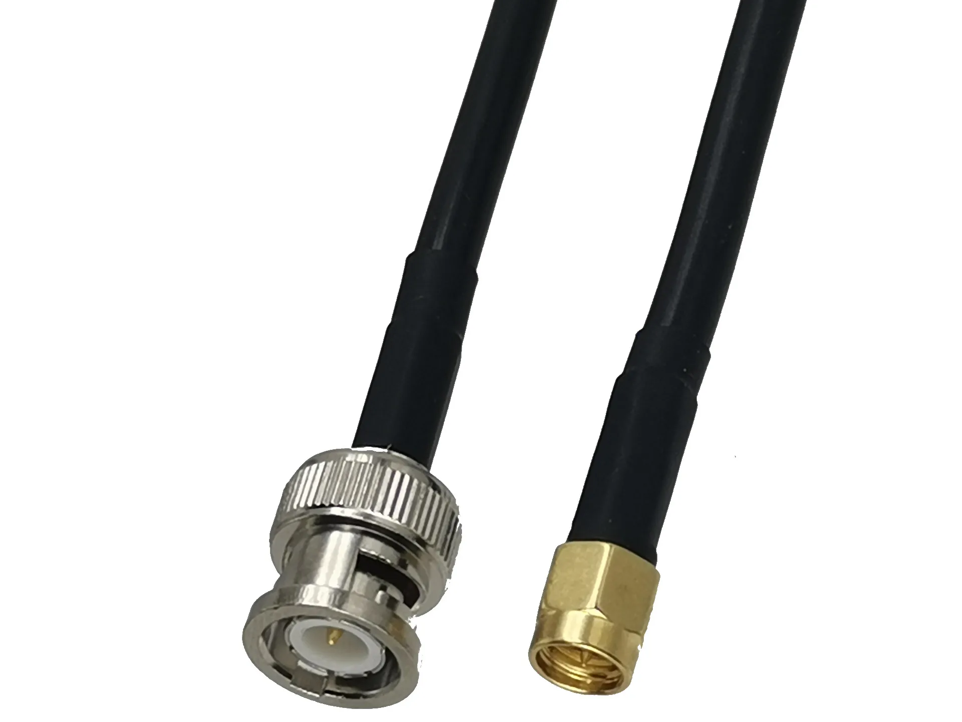 1 шт. RG58 BNC штекер к SMA RF коаксиальный разъем гибкий Перемычка Новый 6 дюймов ~ 5 м |
