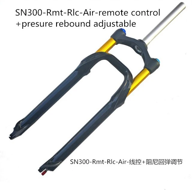 Front fork air fork 26-inch snow bike lock front fork 135mm open file 4.0 wide tire - Цвет: SN300-Rmt-Rlc-Air