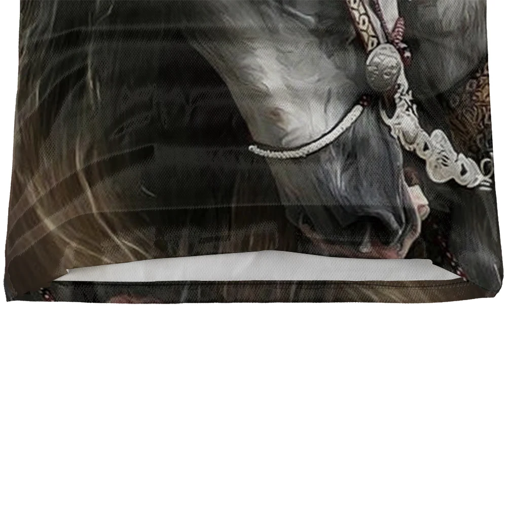 Casual Horse T Shirts Bird eye cloth Shirt Animal Horse Pattern Broadcloth O-neck 3D Print T-shirt Casual Horse T Shirts Bird eye cloth Shirt Animal Horse Pattern Broadcloth O-neck 3D Print T-shirt