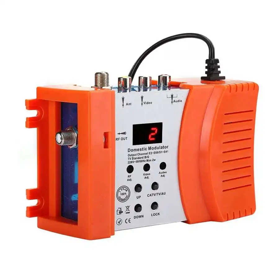 Профессиональный интуитивно понятный домашний модулятор M66 ABS от AV до RF VHF/UHF