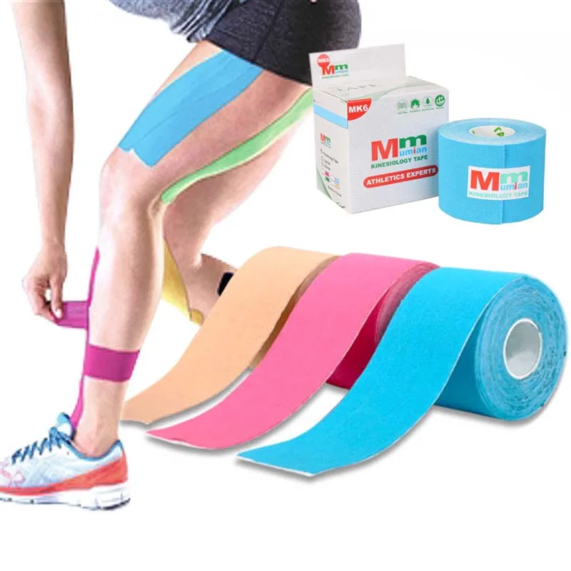 Practical 500*300CM Cotton Injury Support Gift Muscle Bandage Self Adhesive Tape Relieve Pain Kinesiology Stickers Pads
