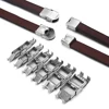 10pcs Stainless Steel Clasp Crimp Jaw Hook Watch Band Clasp for Leather Silicone Bracelet Jewelry Making DIY Connect Lace Buckle ► Photo 2/6