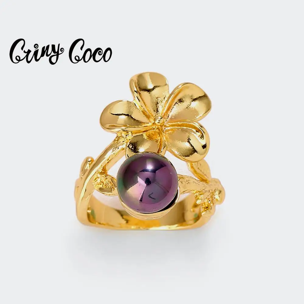 Cring Coco Новое дизайнерское кольцо с цветком модное Брендовое обручальное ювелирное изделие свадебное Размер